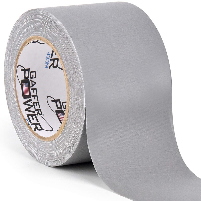Gaffer Power Real Professional Premium Grade Gaffer Tape Made in The USA - Grey 3 Inch X 30 Yards - Heavy Duty Gaffers Tape - Non-Reflective - Multipurpose - Better Than Duct Tape - Image 1